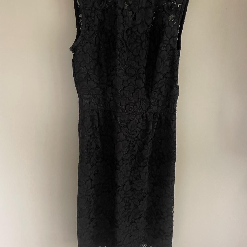 Kate Spade Black Lace Midi Dress - Size 4